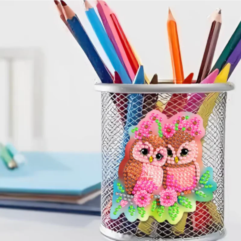 Diamond Painting Kühlschrankmagneten - Sweet Owl - Image 3