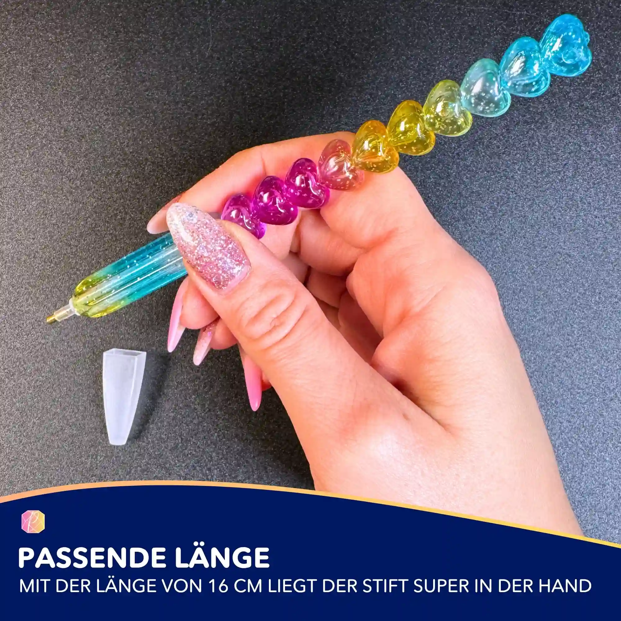 Diamond Painting Stift Bunte Herzen - Muttertag - Image 5