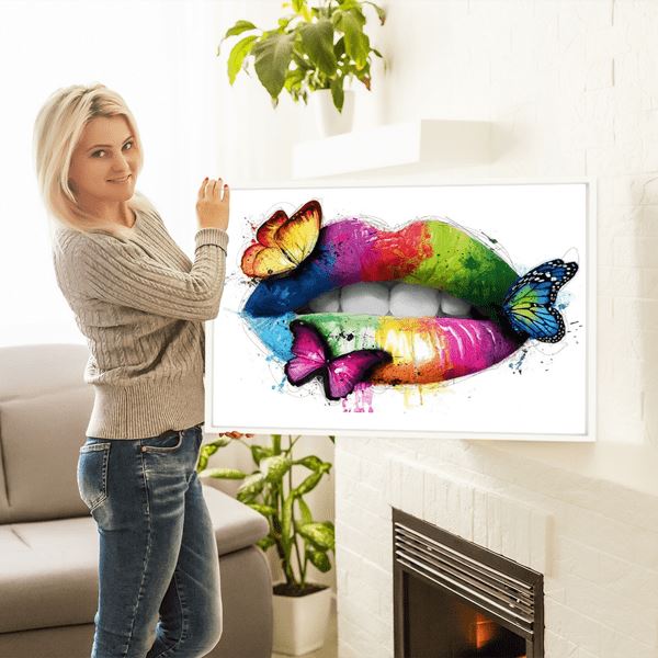 Diamond Painting Strass Special - XL Color Lips - Image 4