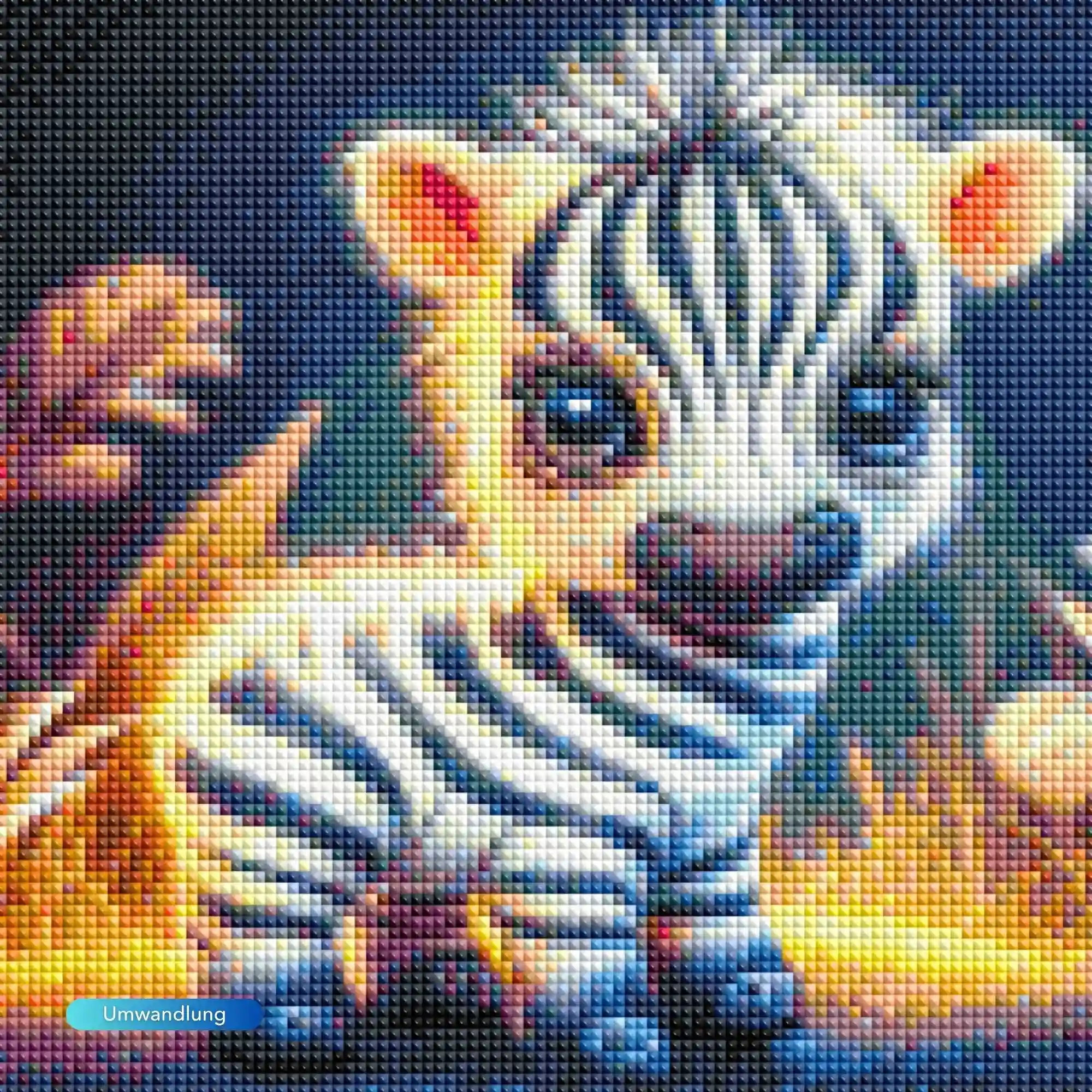 Diamond Painting - Süsses Zebrababy - Image 2