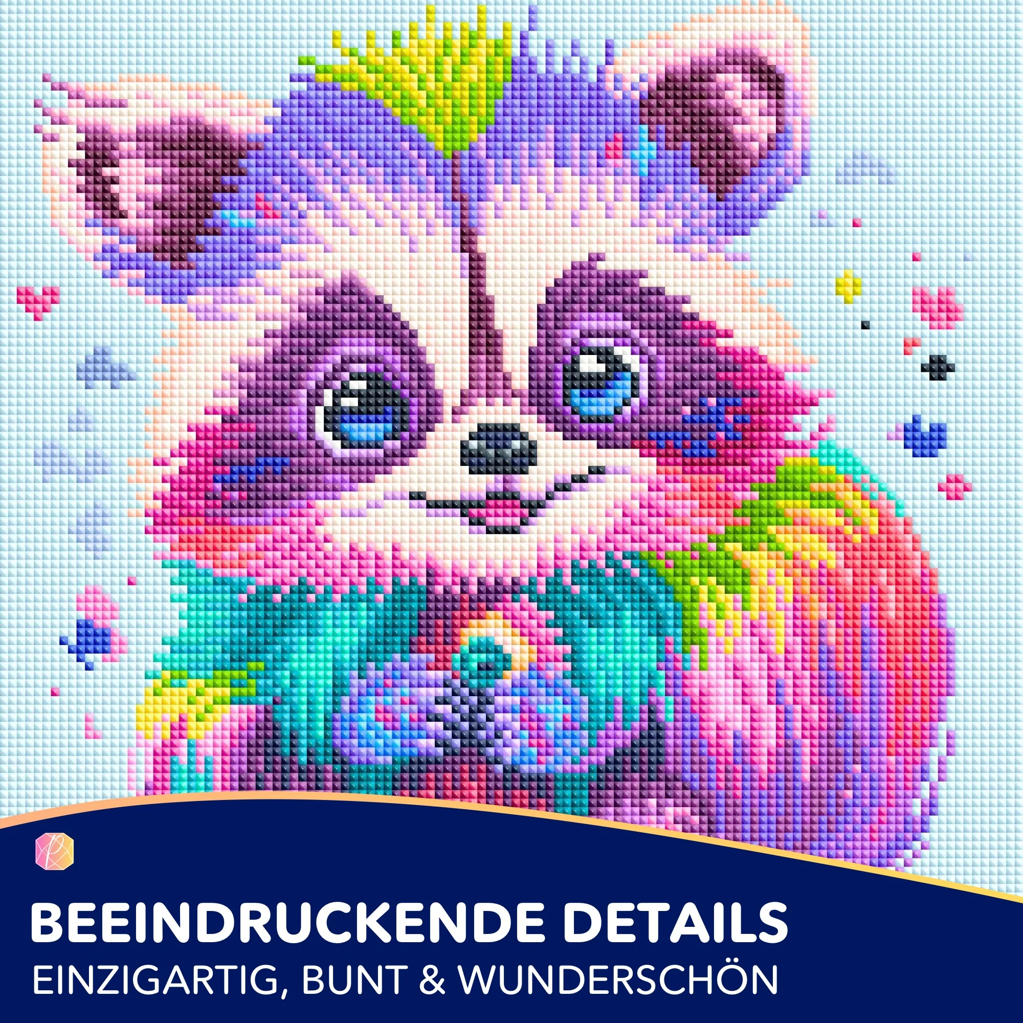 Diamond Painting - Waschbär Willibald - Image 2