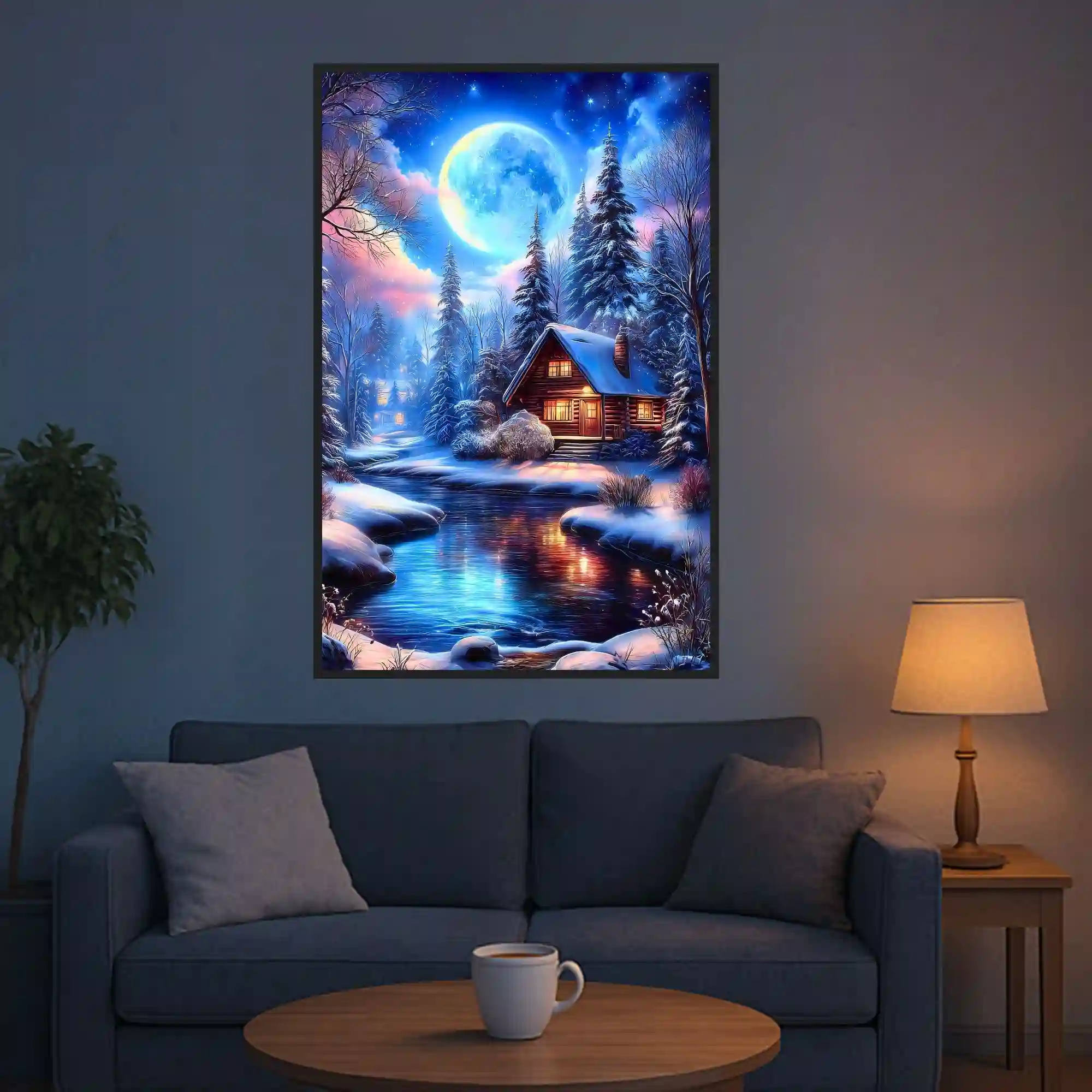Diamond Painting - Zuflucht im Silberlicht "Limited Edition" - Image 5