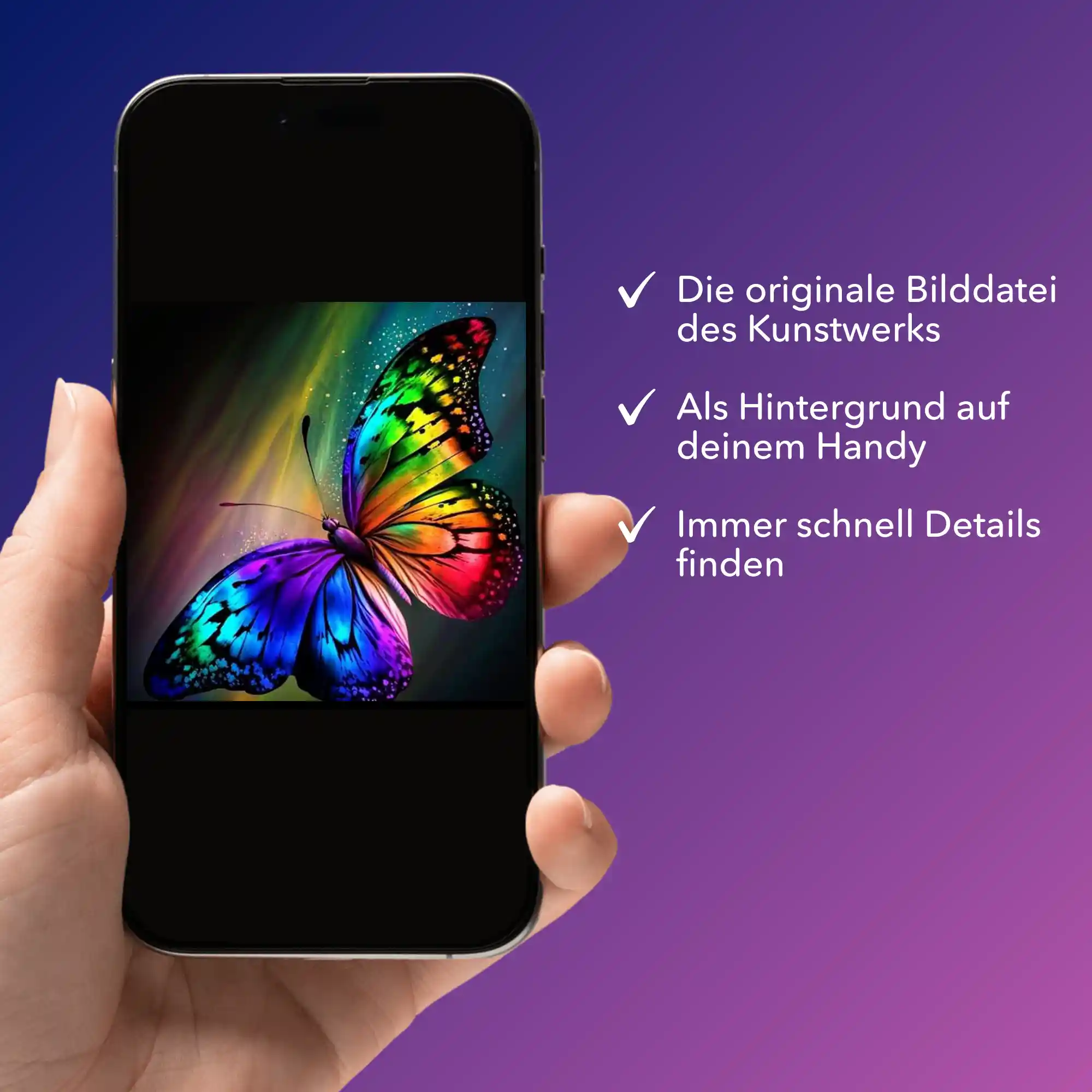 Digitale Bildmappe - Bunter Schmetterling - Image 2
