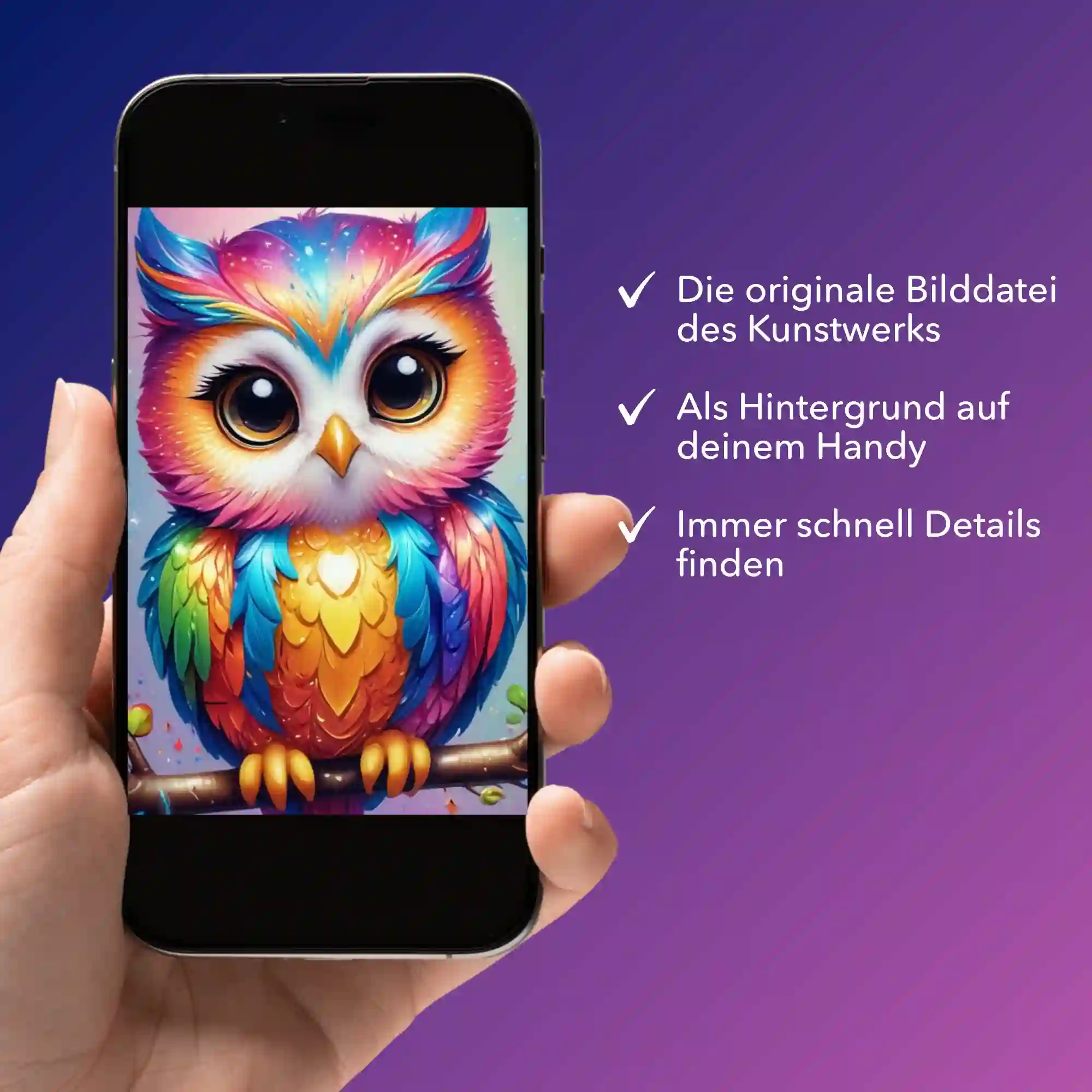Digitale Bildmappe - Fairydust Special - Eule Fridolin - Image 2