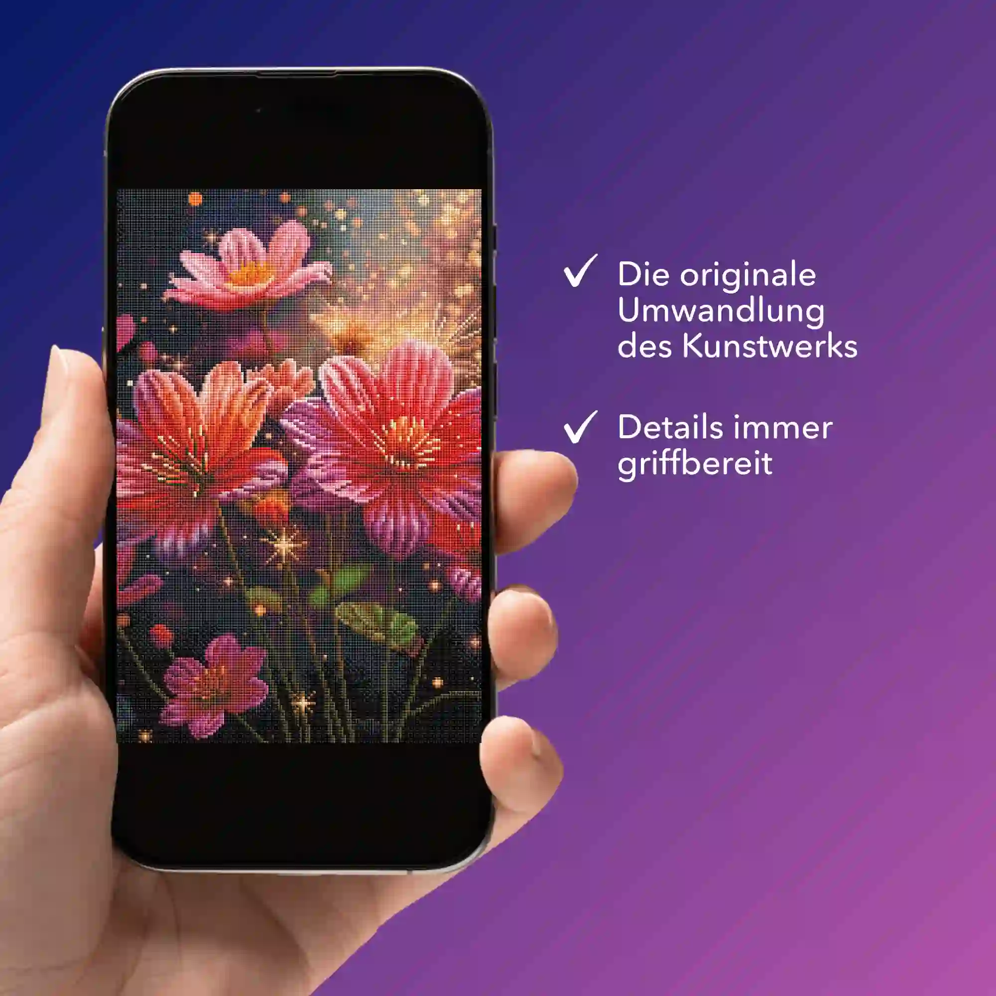 Digitale Bildmappe - Flower Sparkle - Image 3