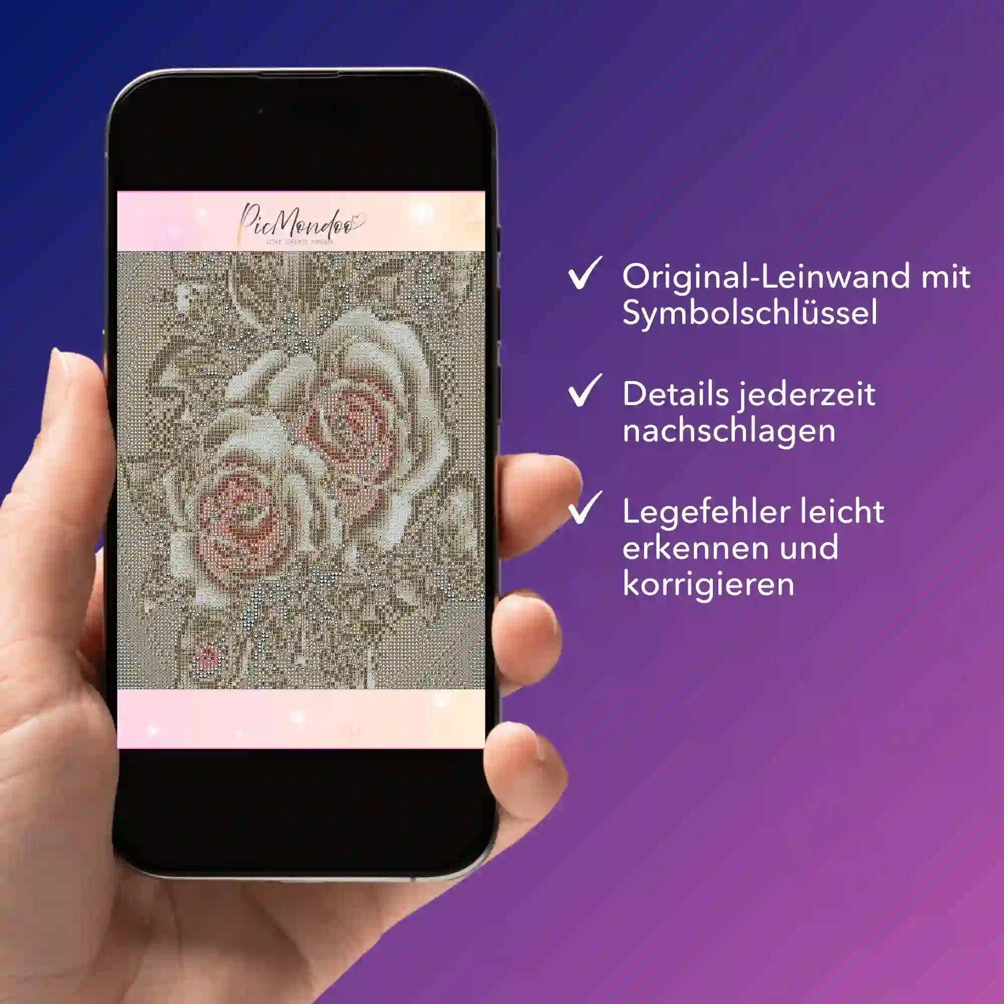 Digitale Bildmappe - Goldene Rosen - Image 4
