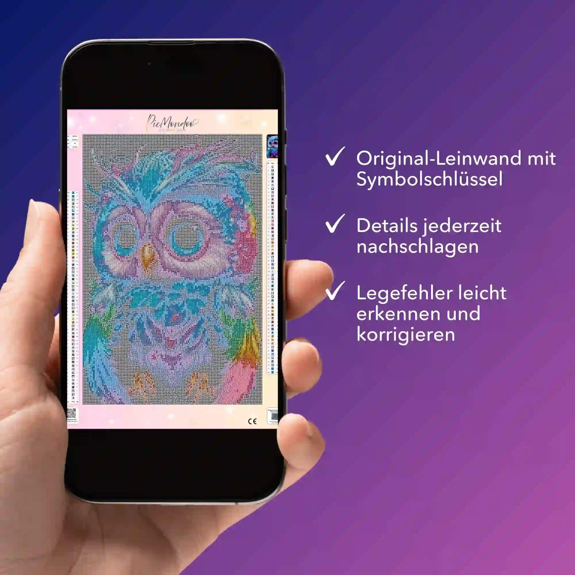 Digitale Bildmappe - Kleine bunte Eule im Rausch der Farben - Image 4