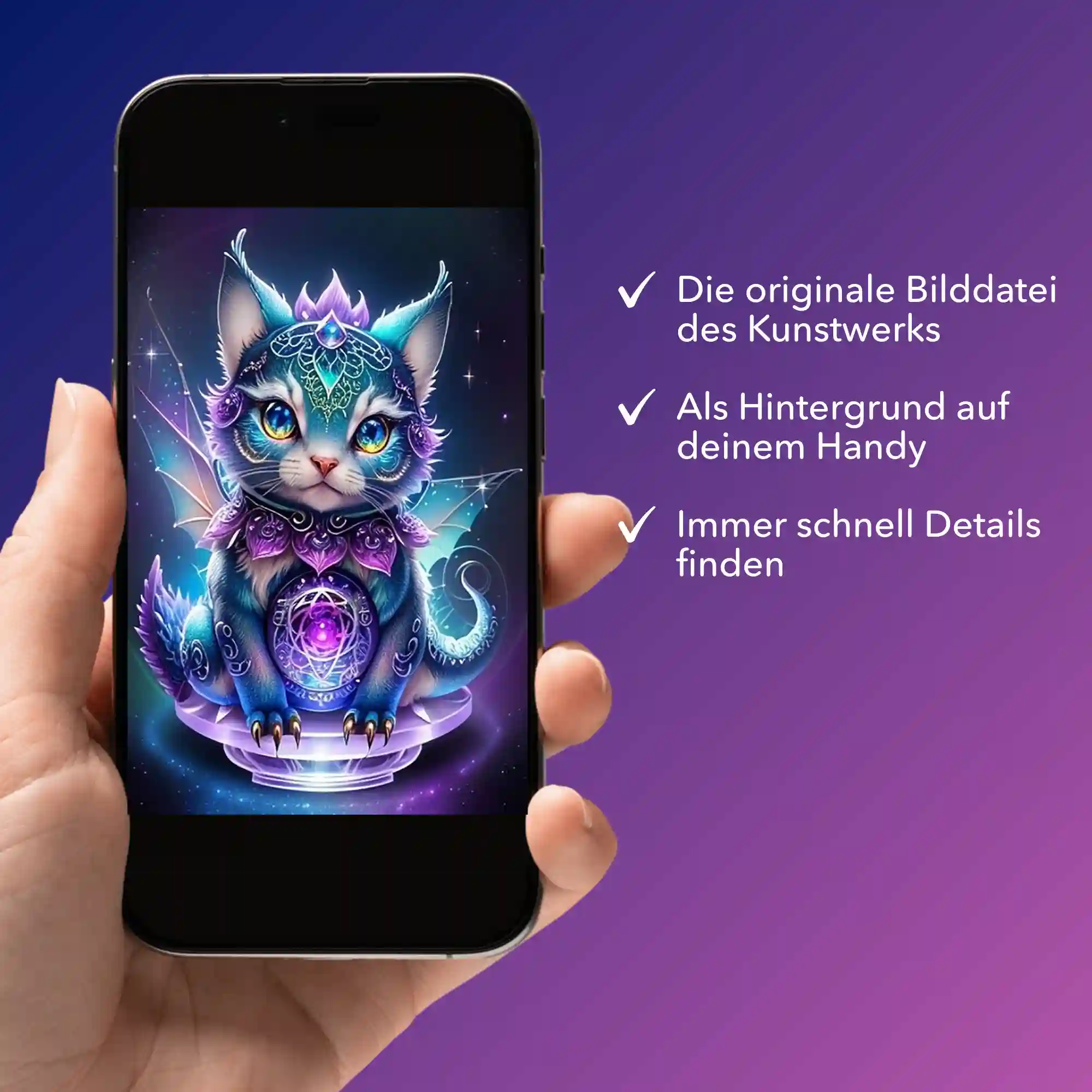 Digitale Bildmappe - Mystical Kitty - Image 2