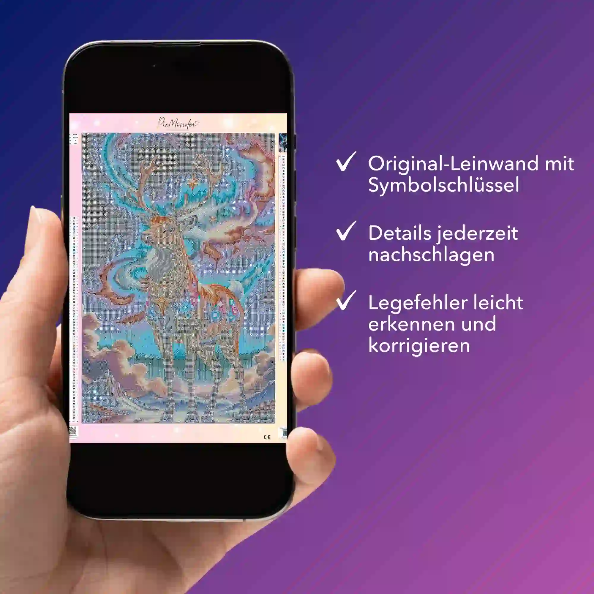Digitale Bildmappe - Rentier im Abendzauber - Image 4