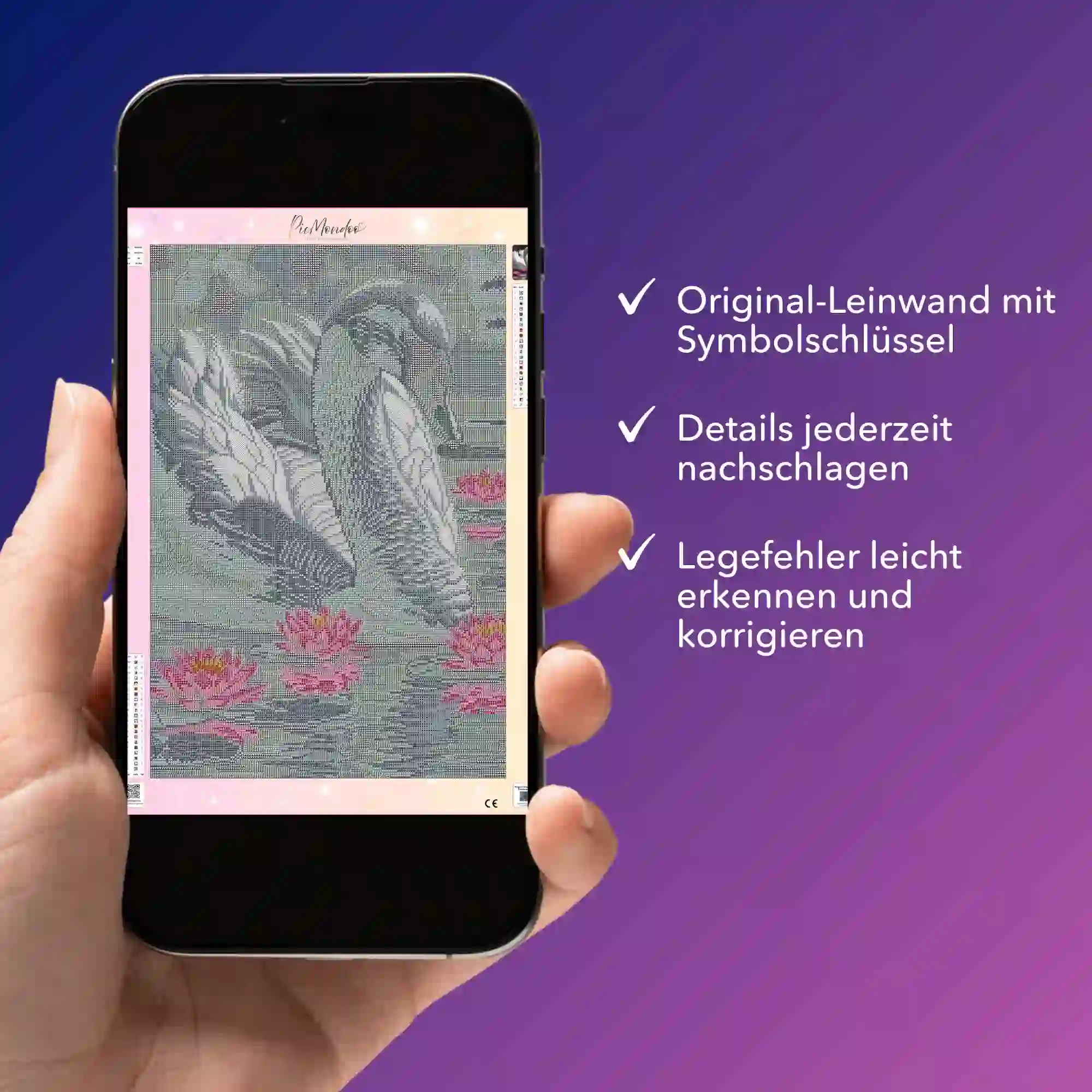 Digitale Bildmappe - Schwan im Seerosensee - Image 4