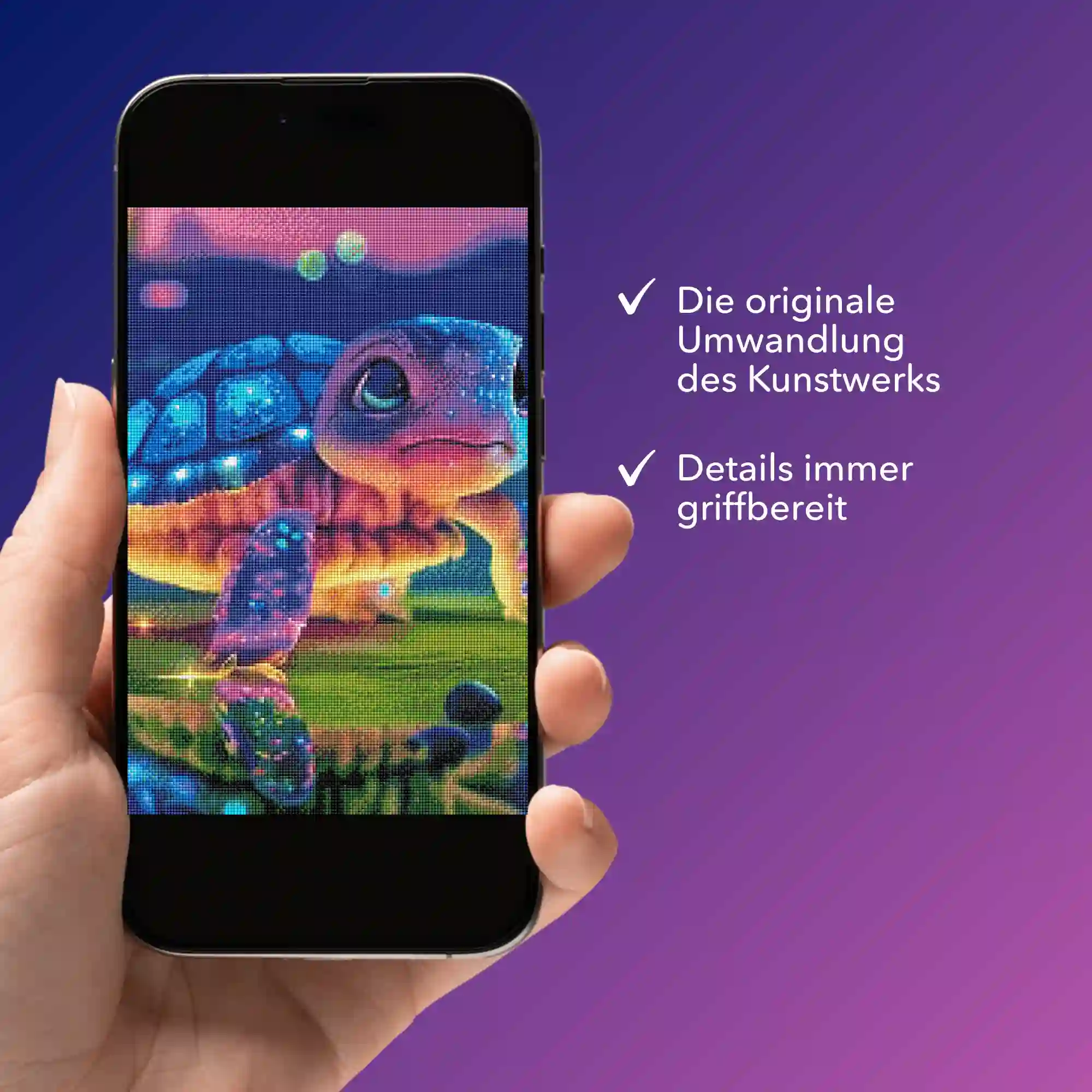Digitale Bildmappe - Sparkling turtle - Image 3