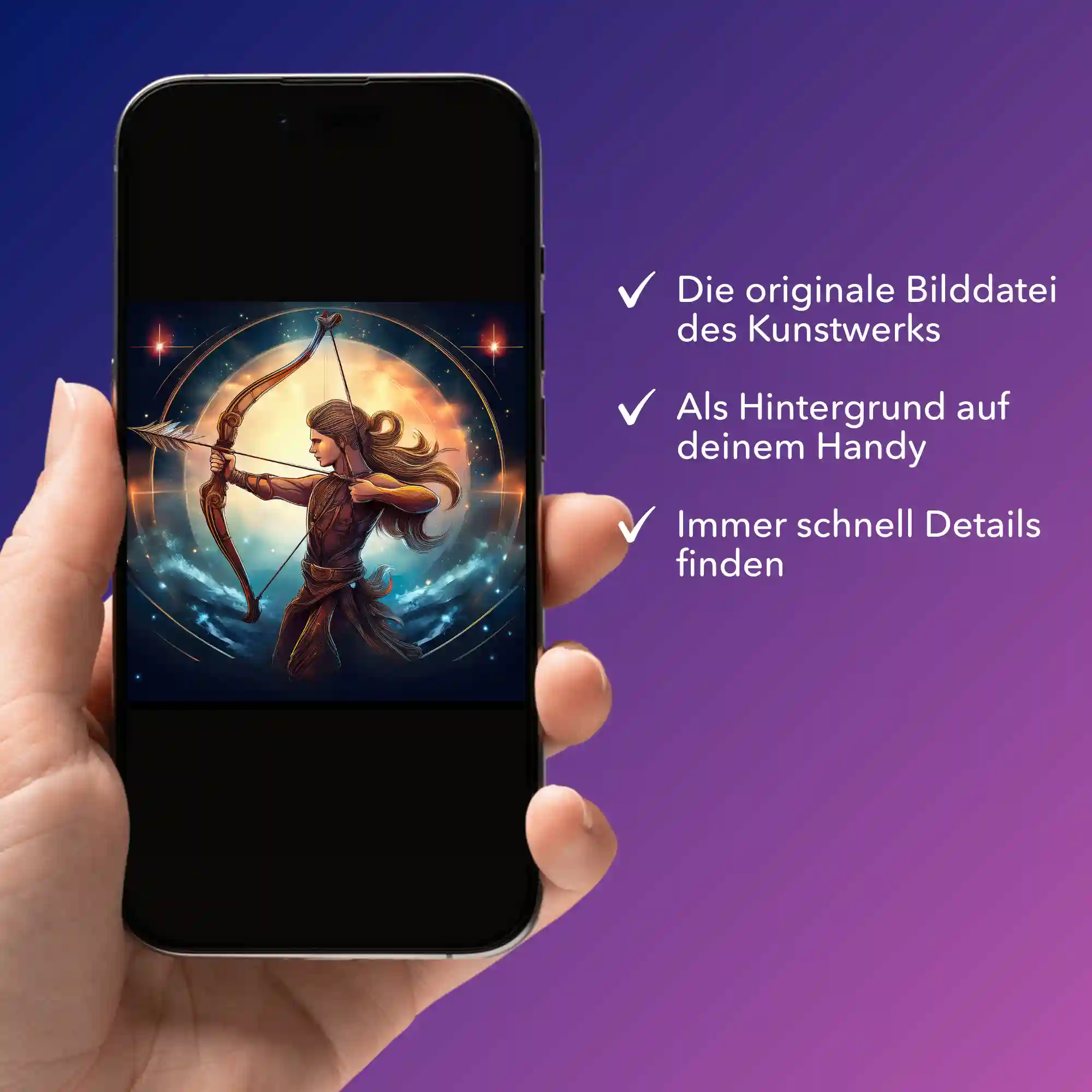 Digitale Bildmappe - Sternzeichen Schütze "Limited Edition" - Image 2