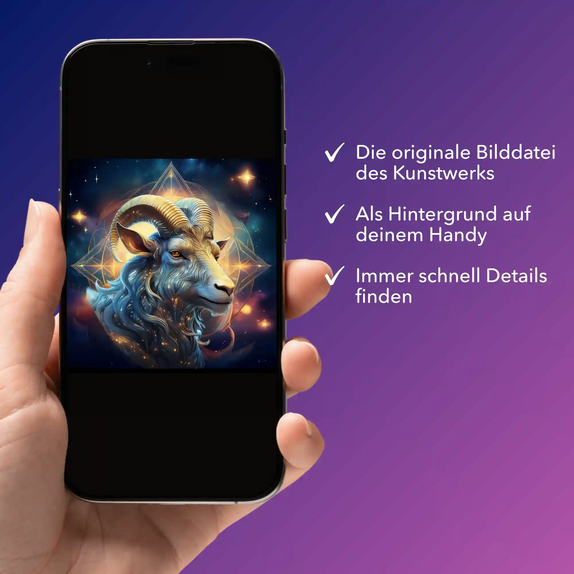 Digitale Bildmappe - Sternzeichen Steinbock "Limited Edition" - Image 2