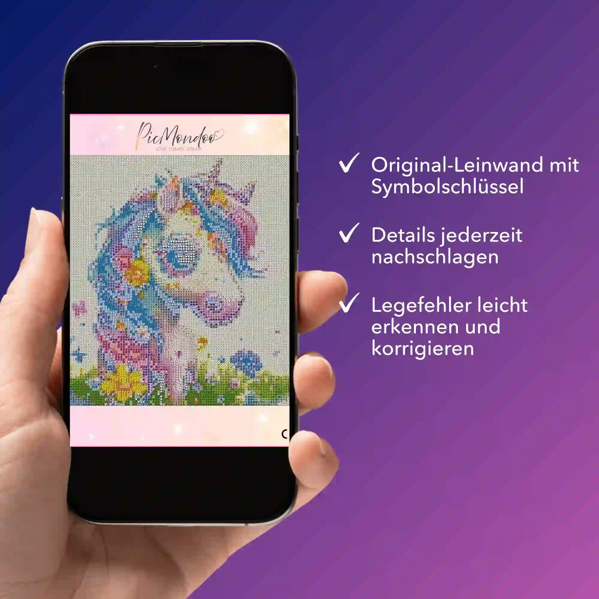 Digitale Bildmappe - Süßes Einhorn - Image 4