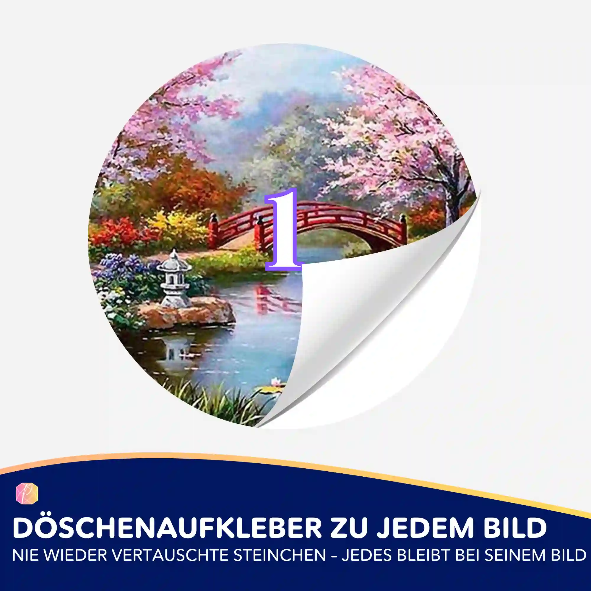 Döschenaufkleber - Der chinesische Garten - Image 2