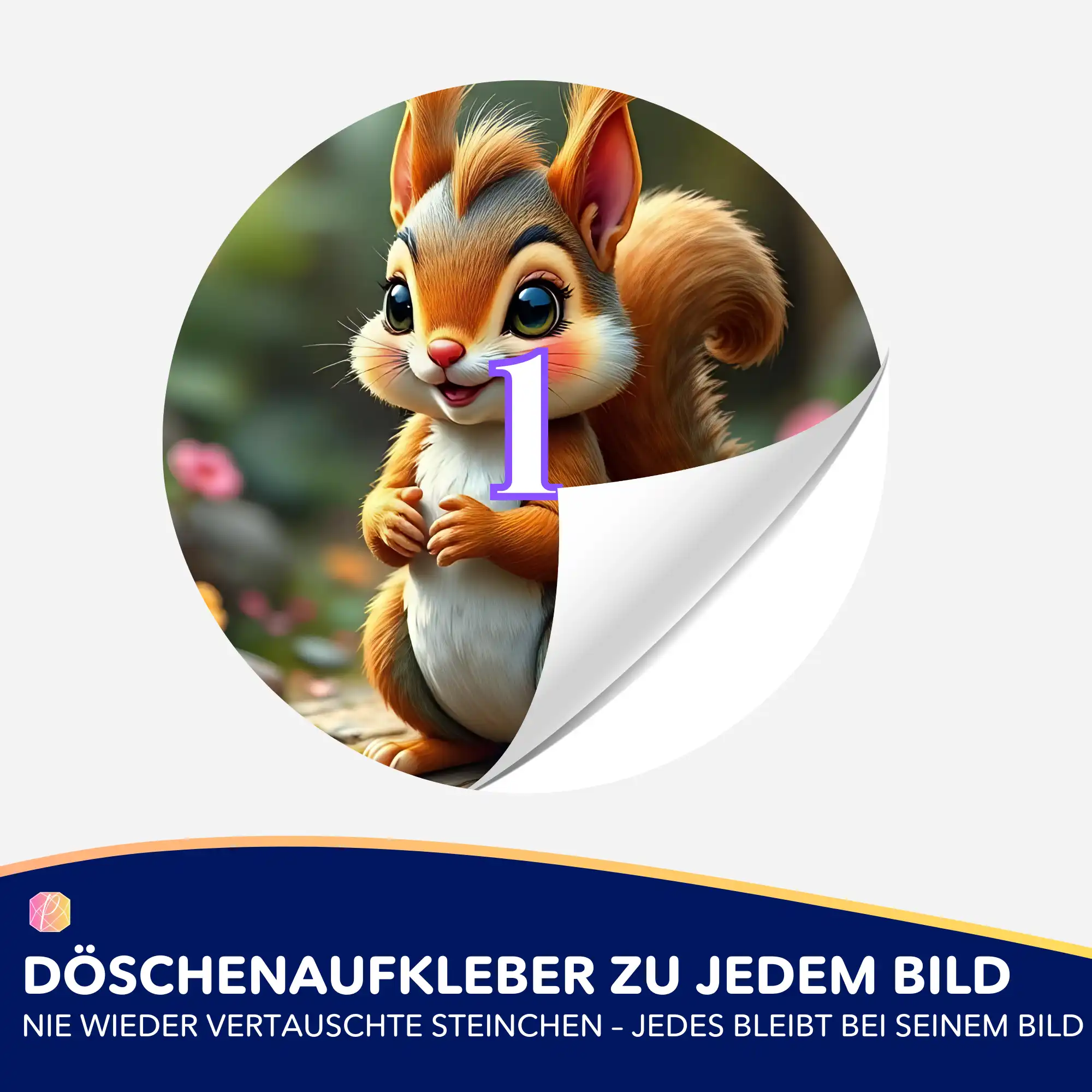 Döschenaufkleber - Elvis Eichhörnchen - Image 2