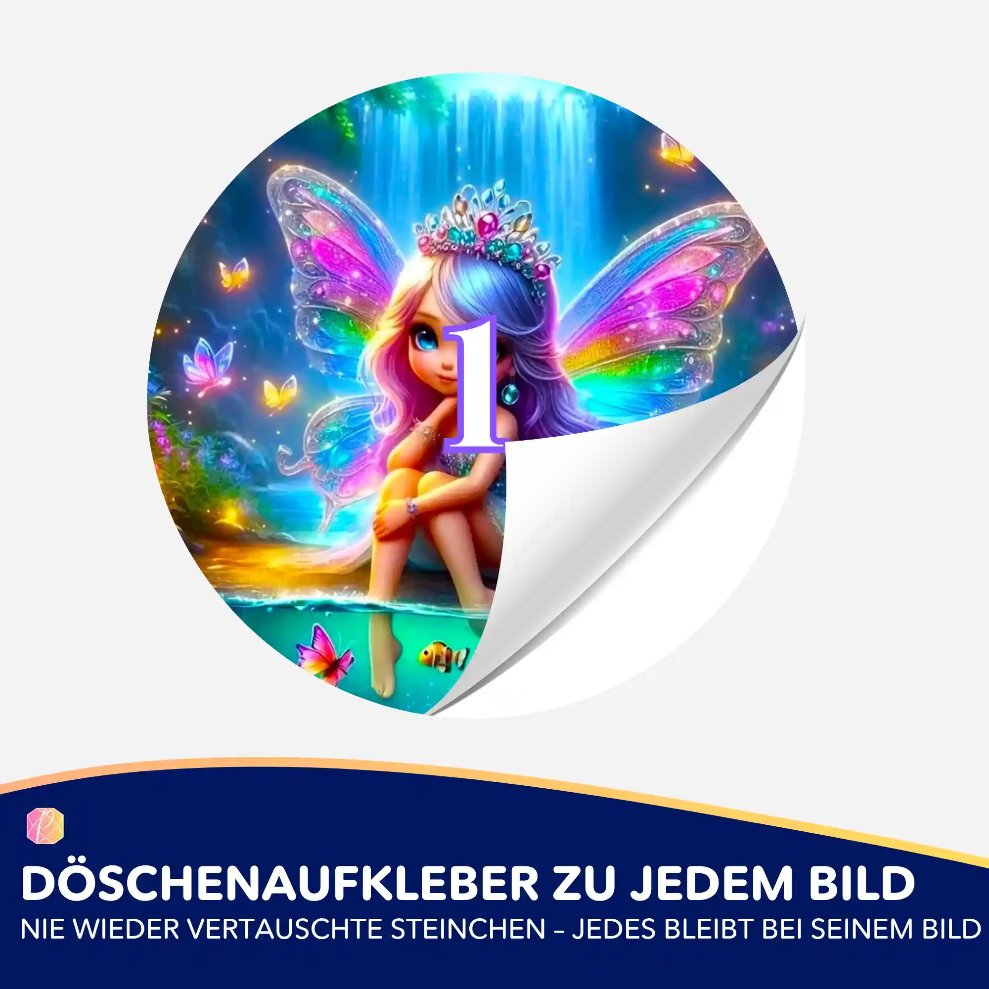 Döschenaufkleber - Entspannung am Elfenteich - Image 2
