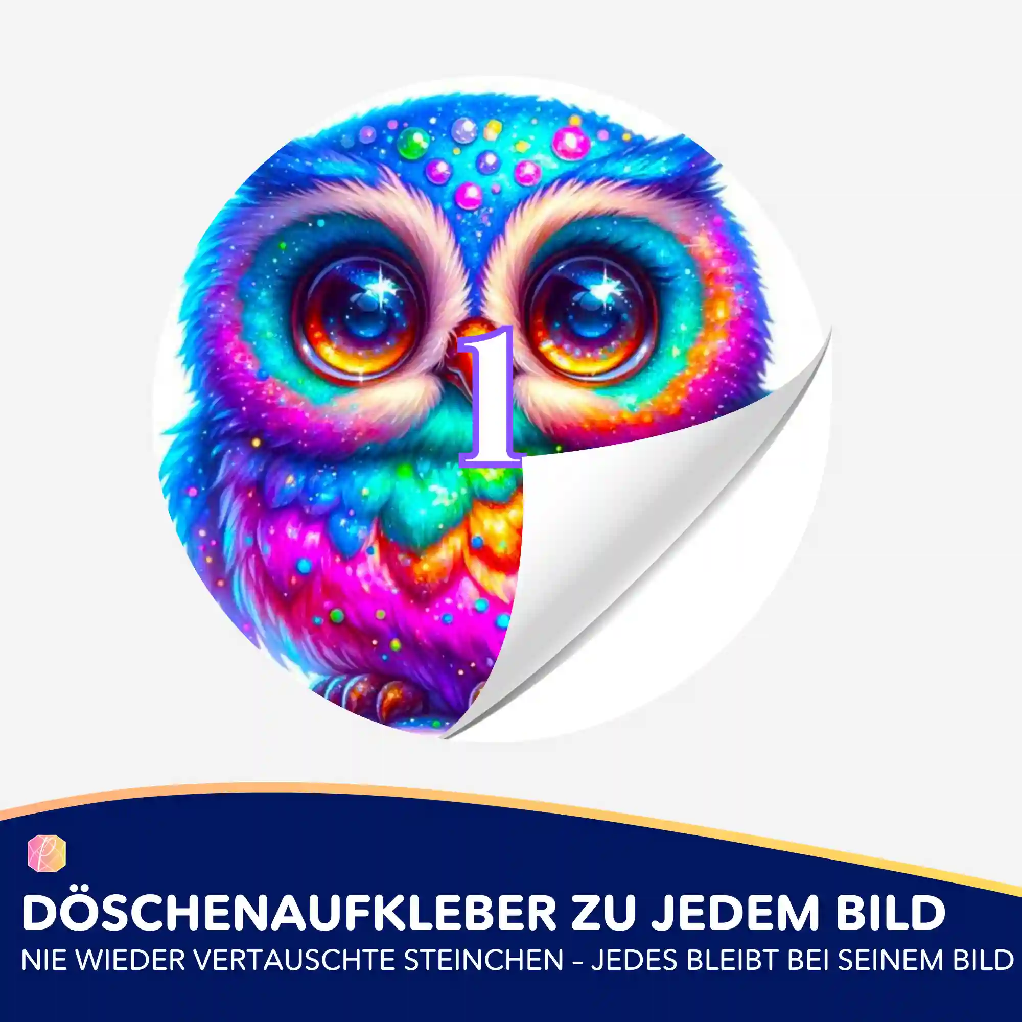 Döschenaufkleber - Eule Elly - Image 2