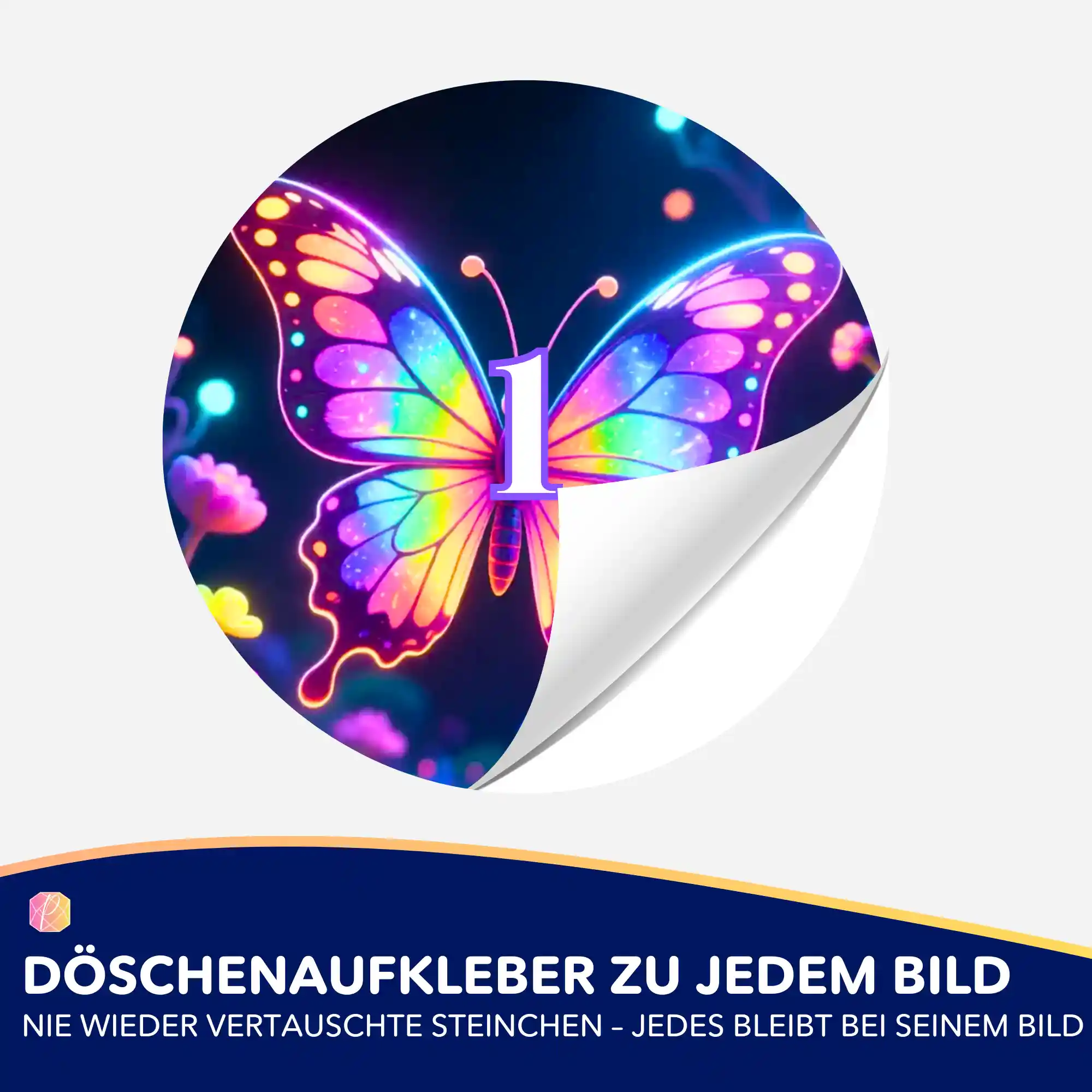 Döschenaufkleber - Flügel der Schleier - Image 2