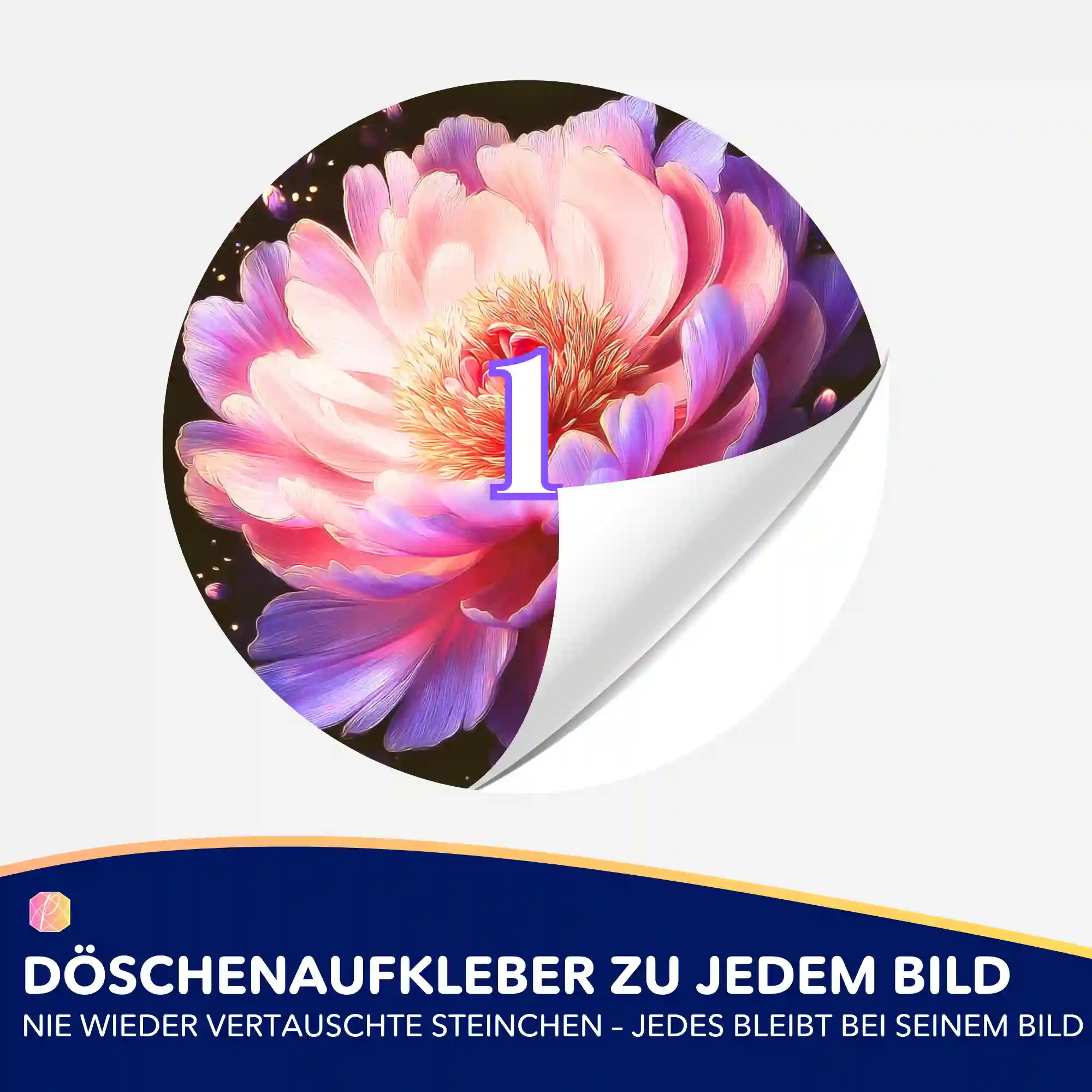 Döschenaufkleber - Flüstern der Pfingstrose - Image 2