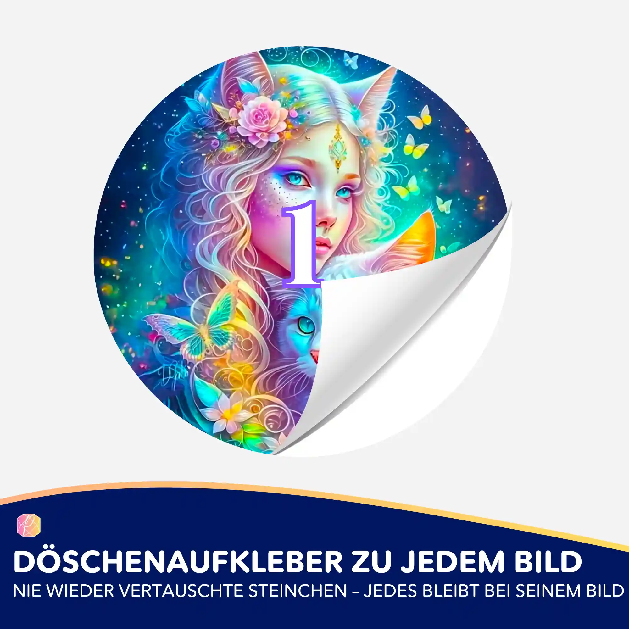 Döschenaufkleber - Katzenelfe - Image 2