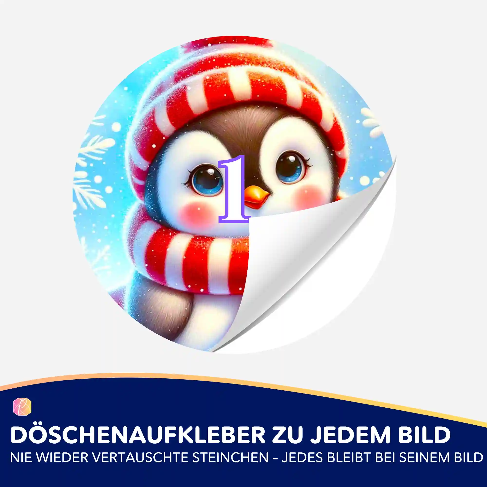 Döschenaufkleber - Kleiner Pinguin Pixie - Image 2