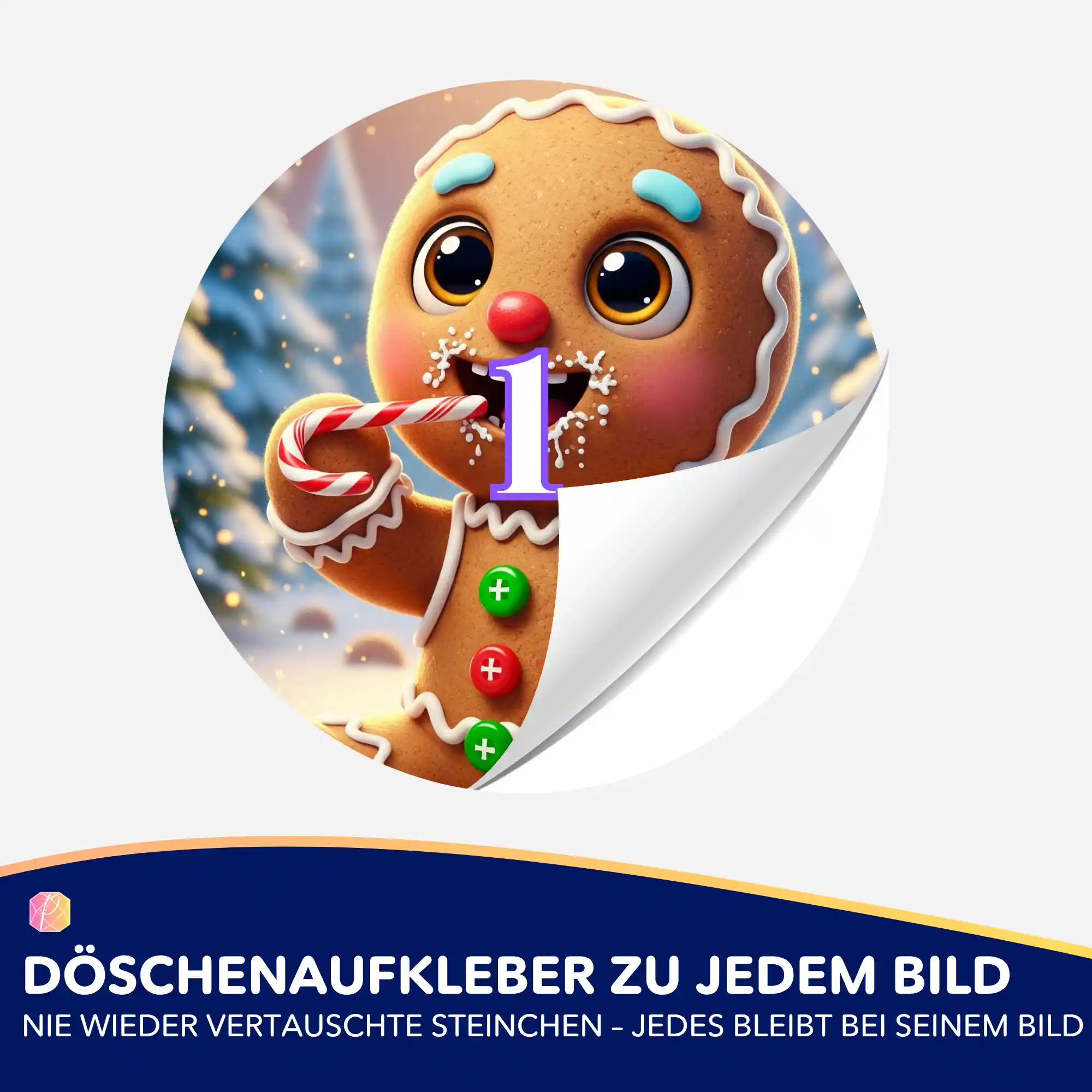 Döschenaufkleber - Lebkuchenmann "Limited Edition" - Image 2