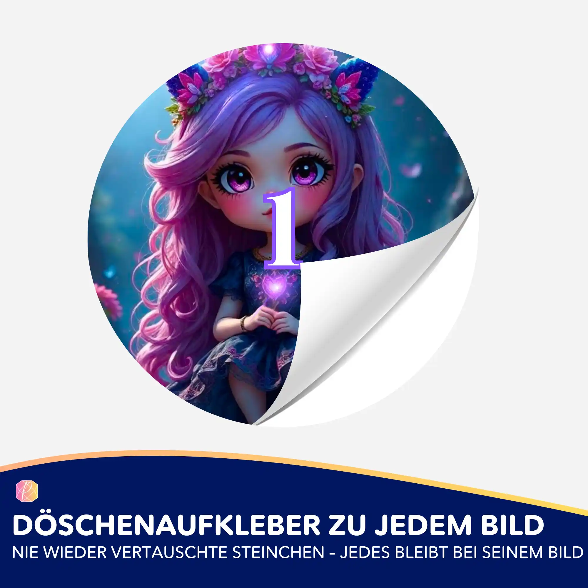Döschenaufkleber - Little Violett - Image 2