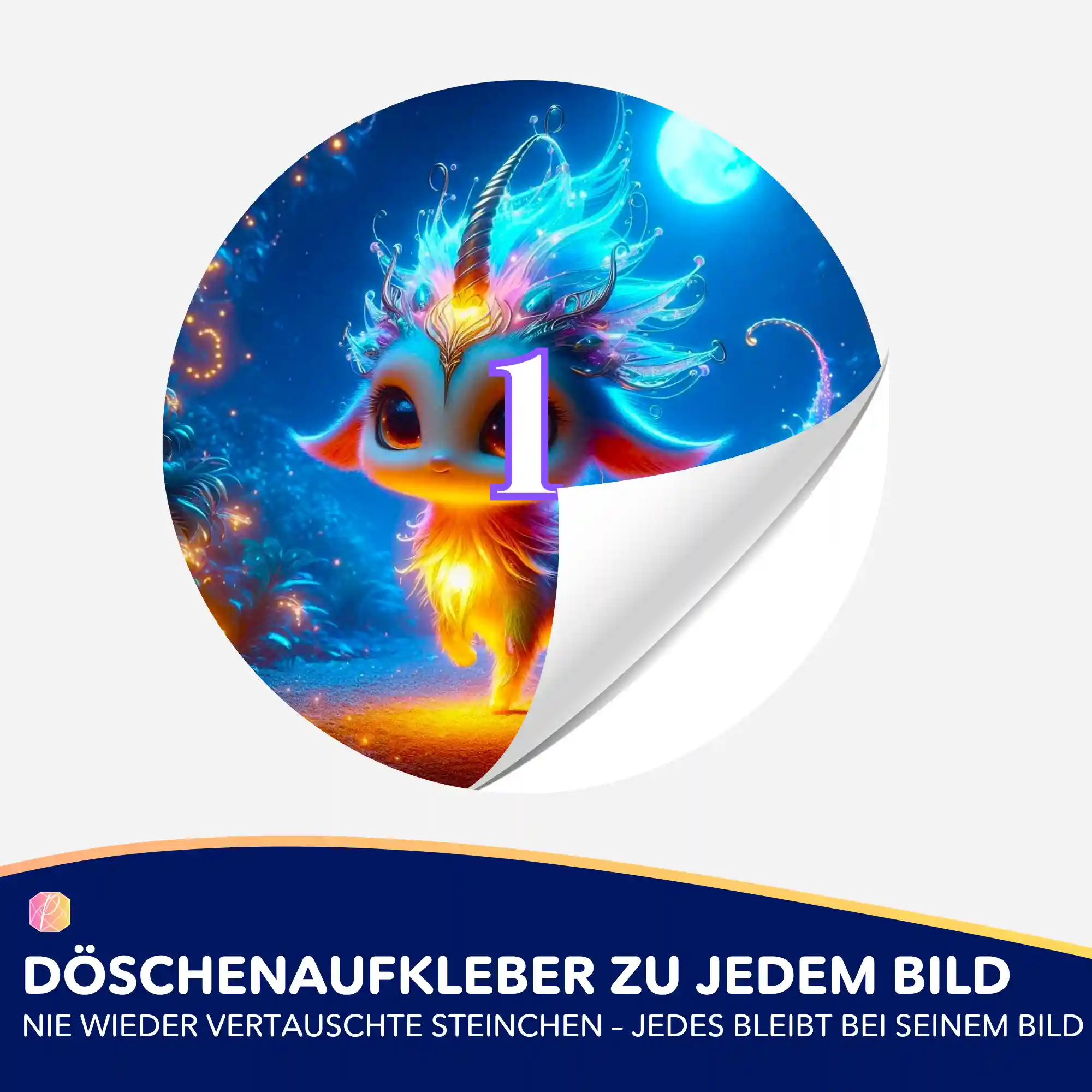 Döschenaufkleber - Mondscheintanz - Image 2