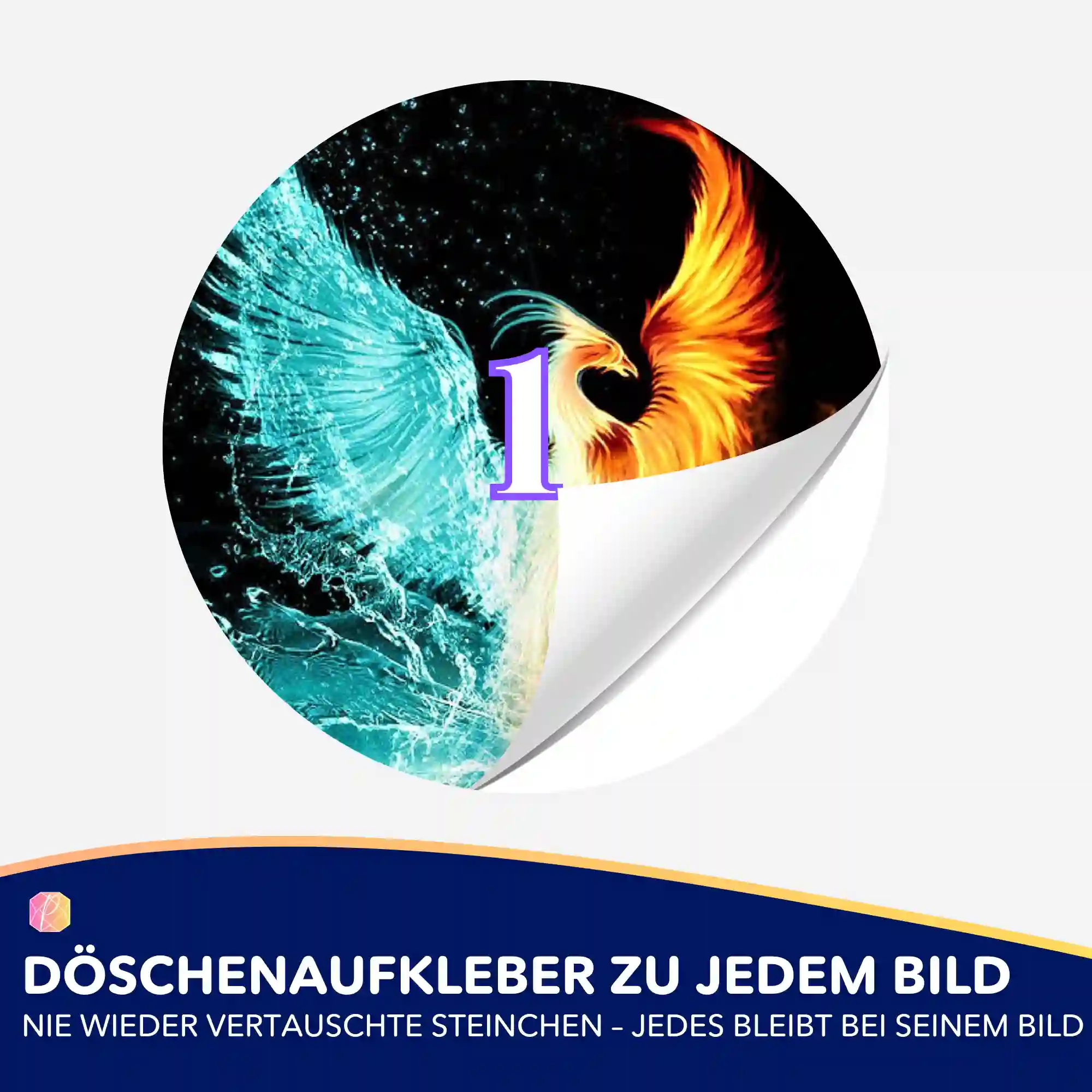 Döschenaufkleber - Phönix der Elemente - Image 2