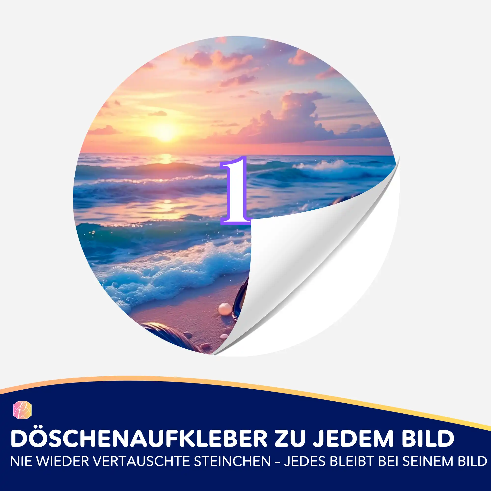 Döschenaufkleber - Strandliebe - Image 2