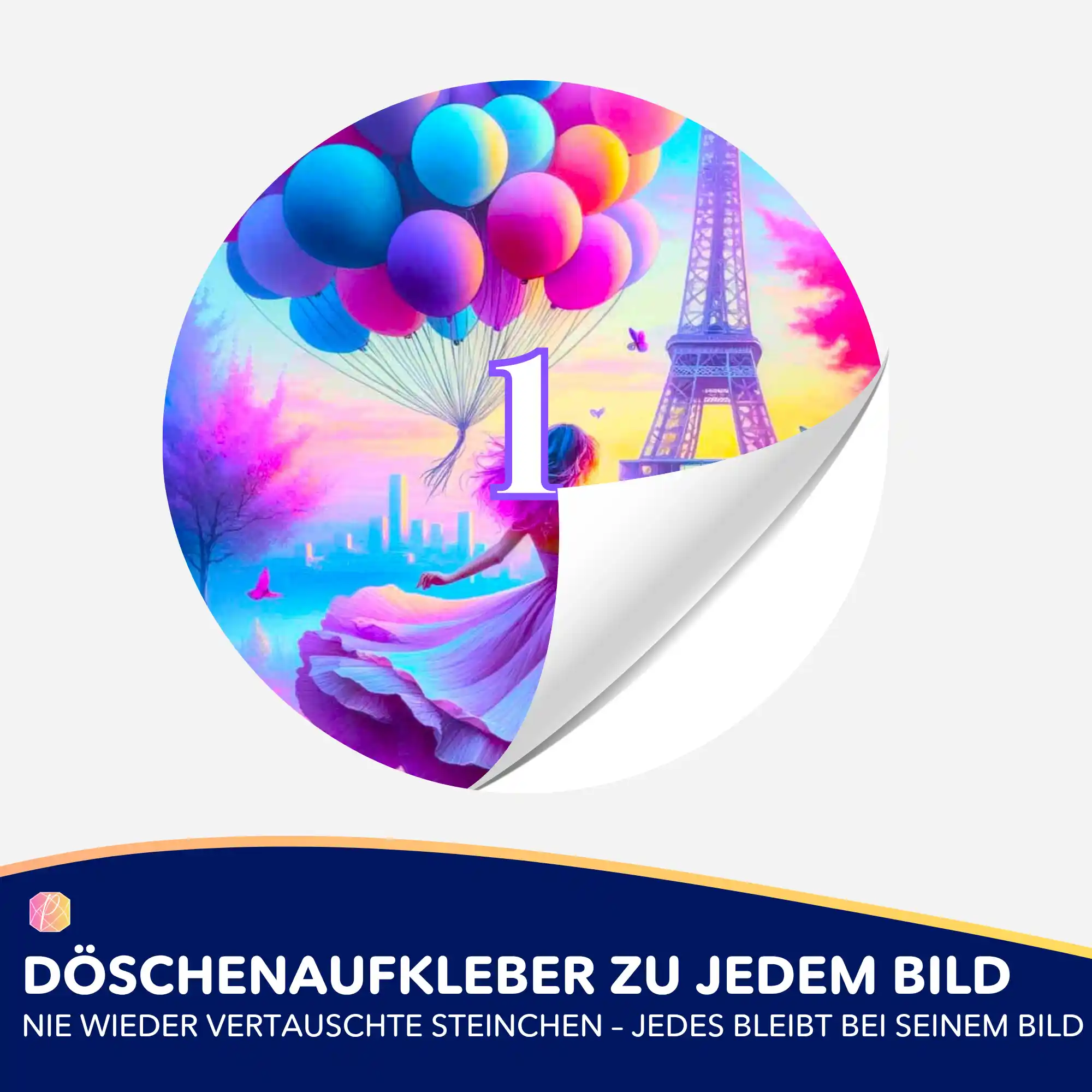 Döschenaufkleber - Verträumtes Paris - Image 2