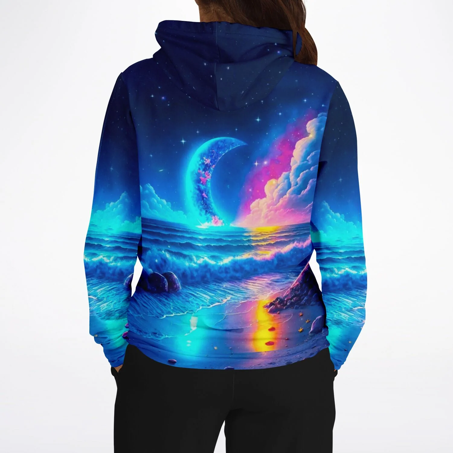 Dreamer Hoodie - AB Special - Strand im Mondschein - Image 4