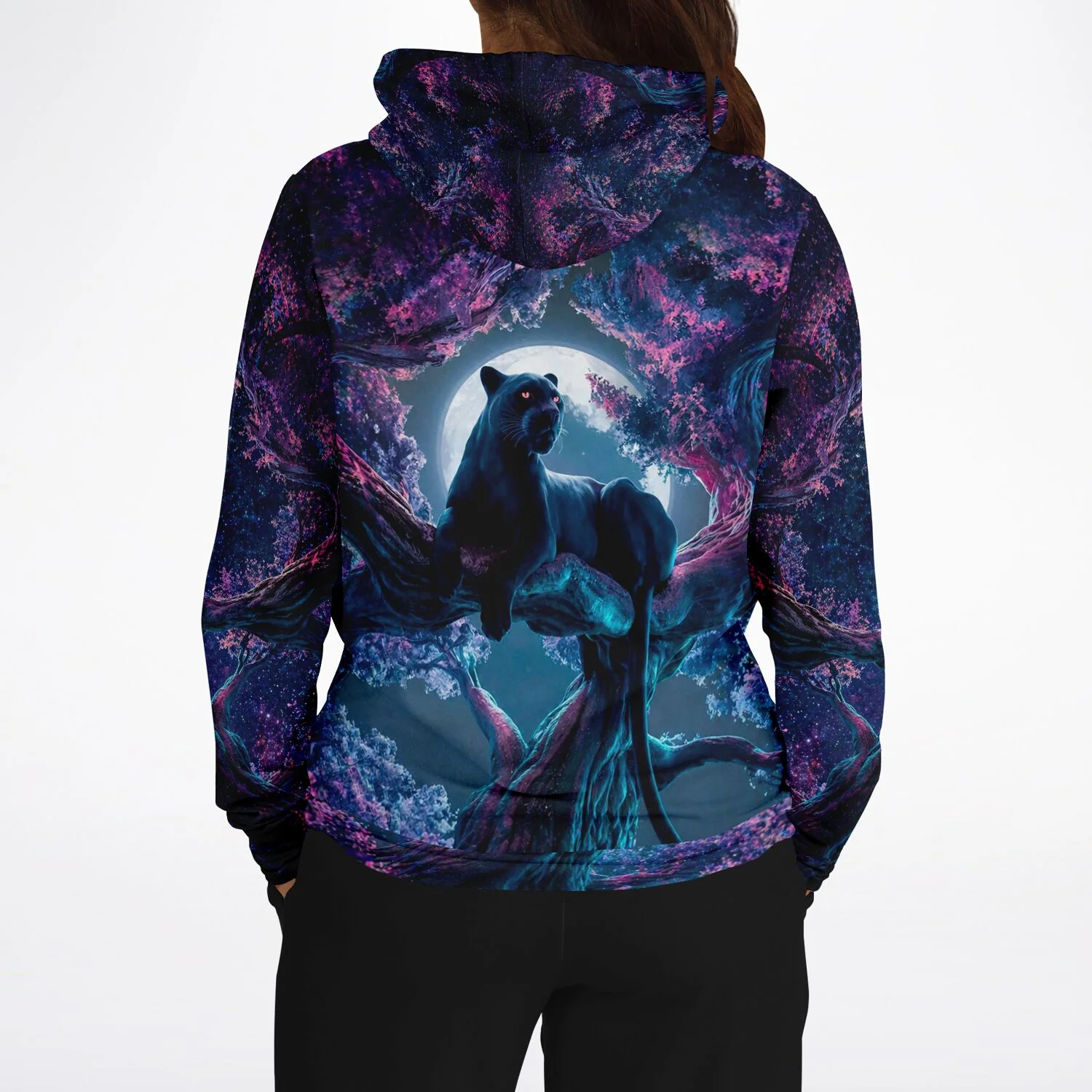 Dreamer Hoodie - Black Panther Kirschblütentraum - Image 4