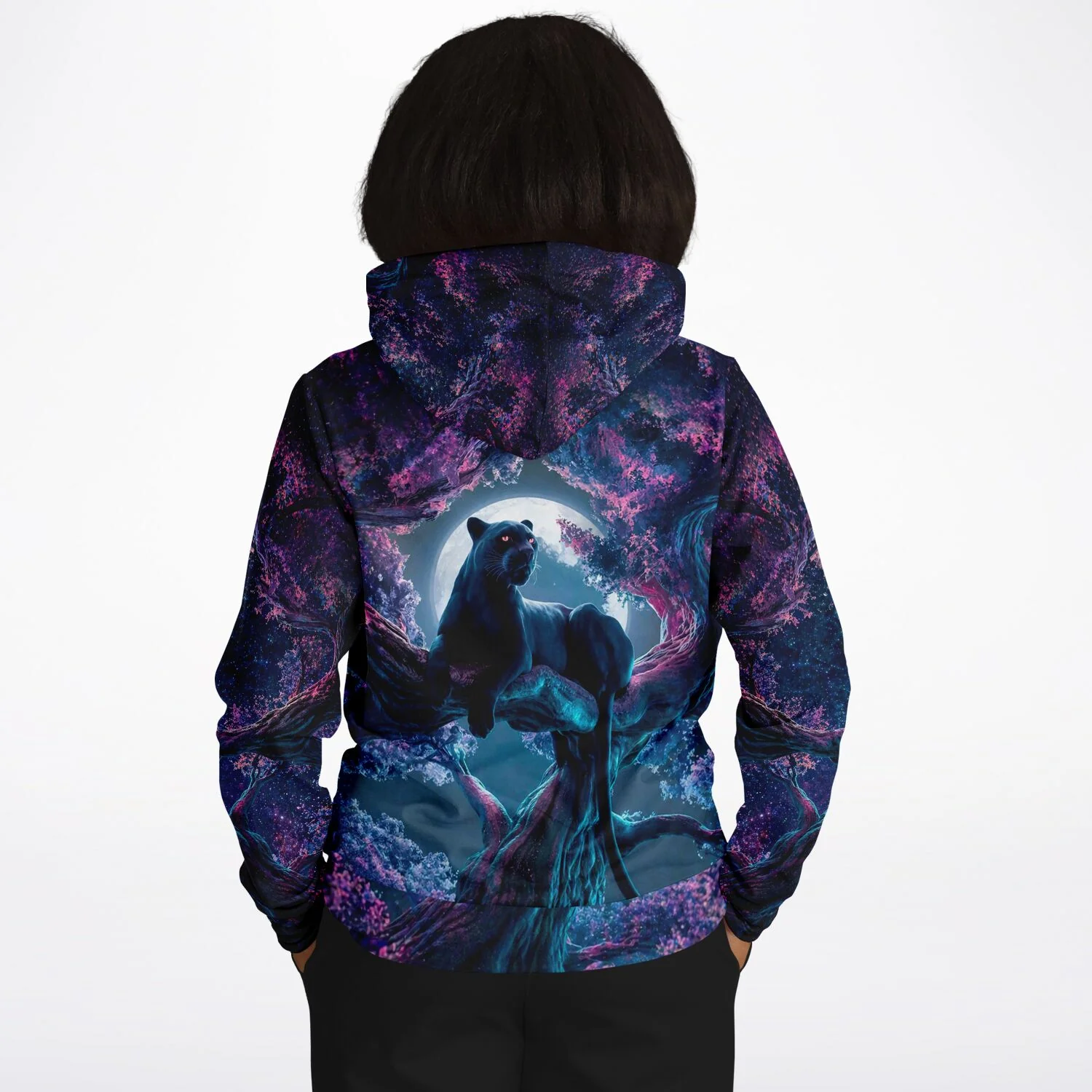 Dreamer Hoodie - Black Panther Kirschblütentraum - Image 7