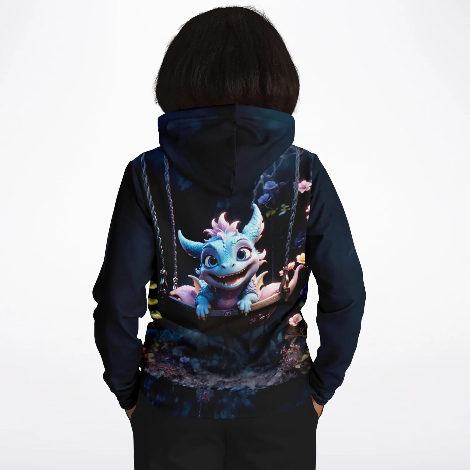 Dreamer Hoodie - Blue Flatter Dragon - Image 7