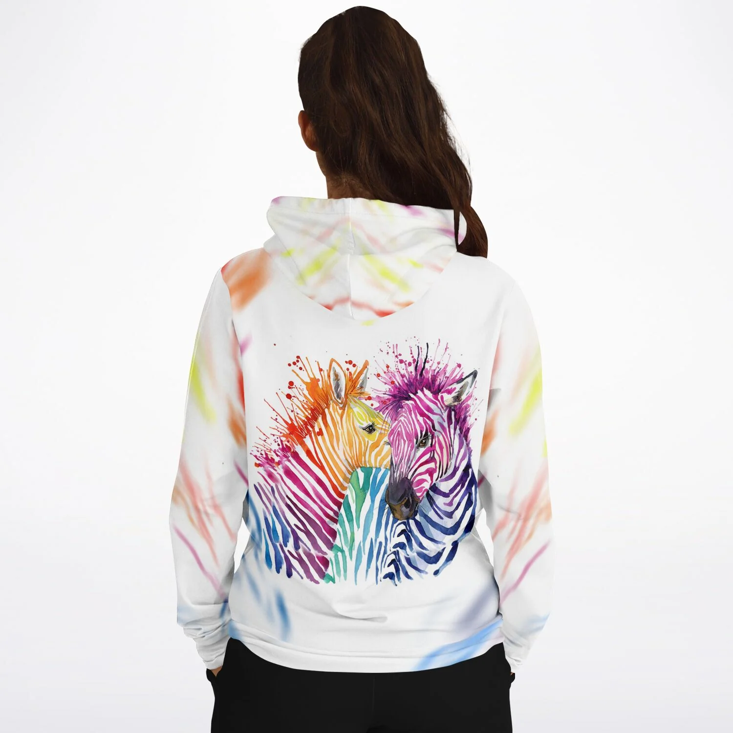 Dreamer Hoodie -  Bunte Zebras - Image 3