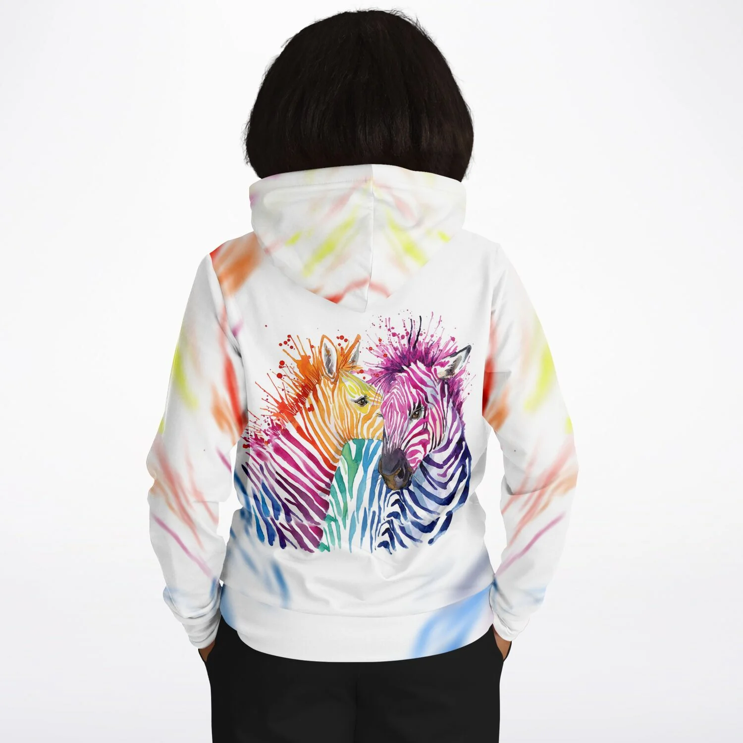 Dreamer Hoodie -  Bunte Zebras - Image 7