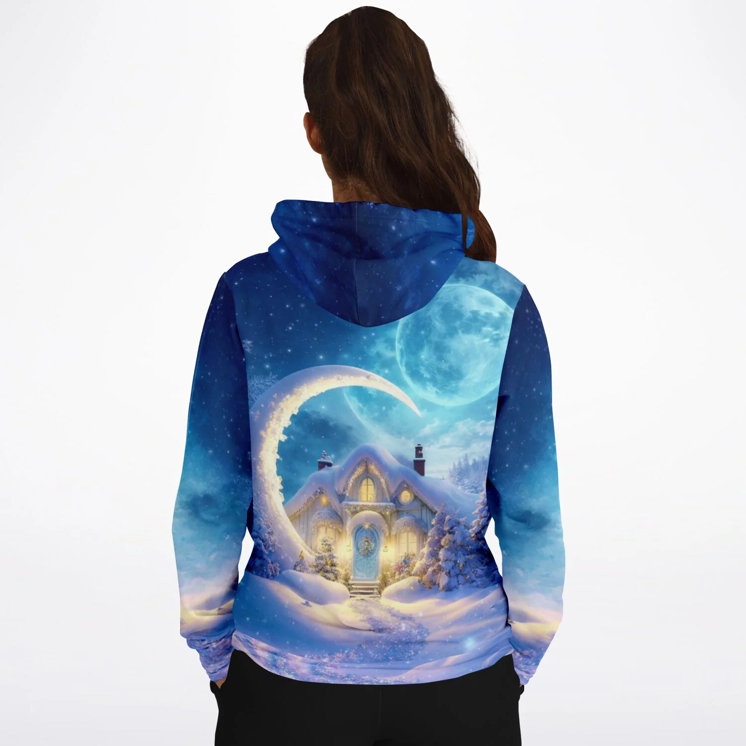 Dreamer Hoodie - Moon and Snow - Image 3