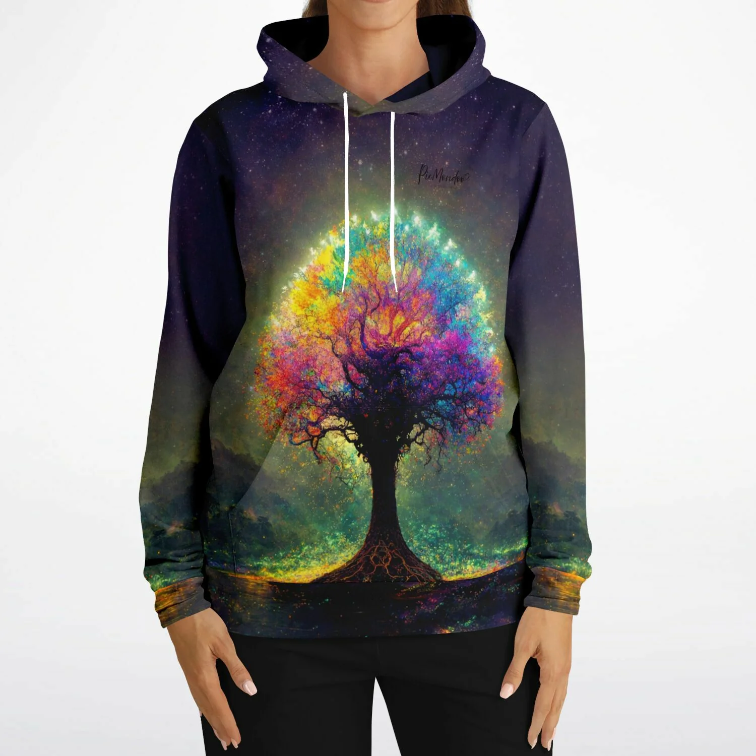 Dreamer Hoodie - Multi Special - Colorful lightning Tree - Image 6