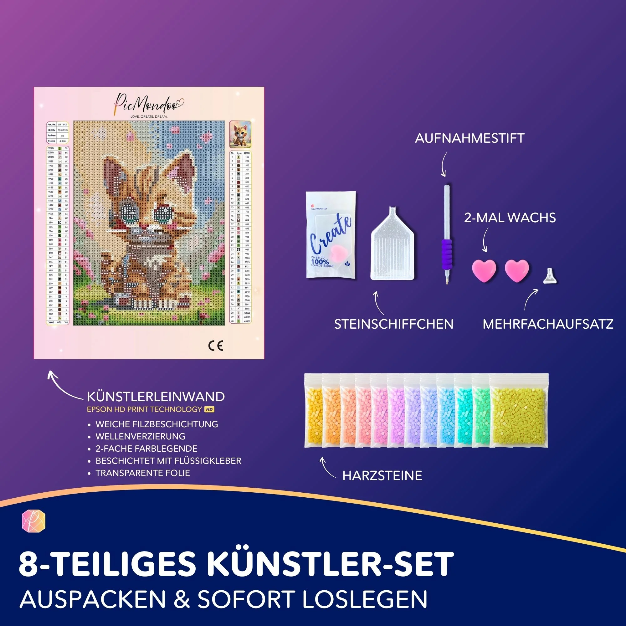 Diamond Painting Mini - Karlchen - Image 4