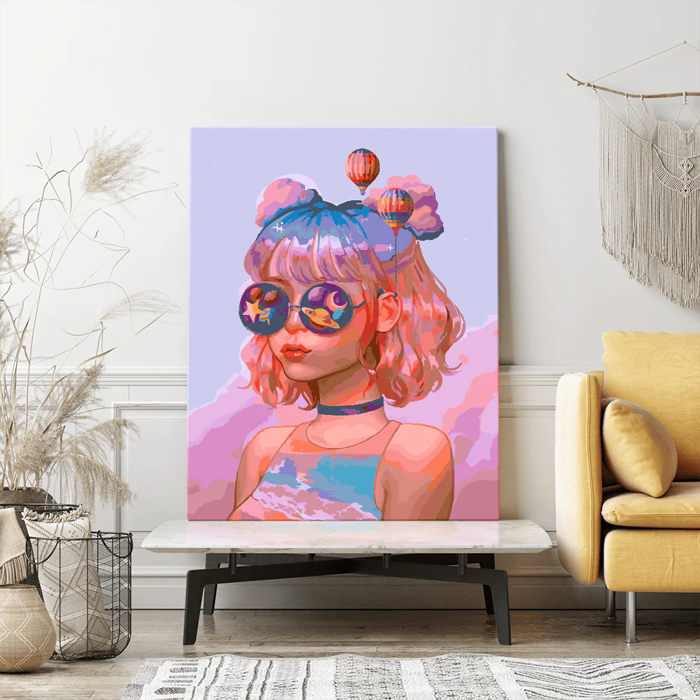 Malen nach Zahlen Set - Universe Girl - Image 10